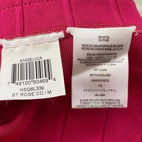 NWOT Hervé Léger Angelica Cocktail Dress Size M - Picture 8 of 9